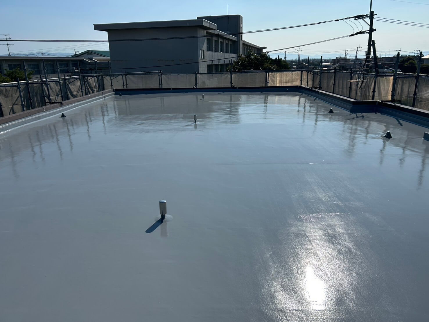 防水工事の作業