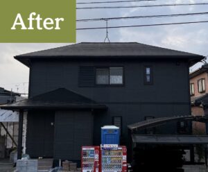外壁塗装の施工後